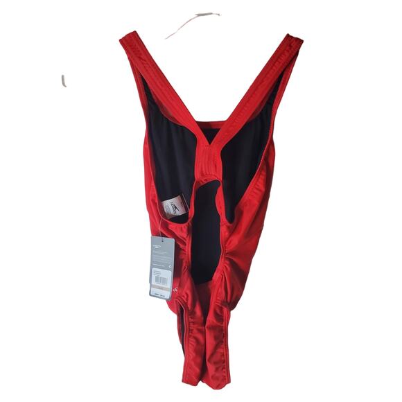 Speedo Pro LT Red One Piece Swimsuit, NWT, 12/38 - Picture 3 of 6